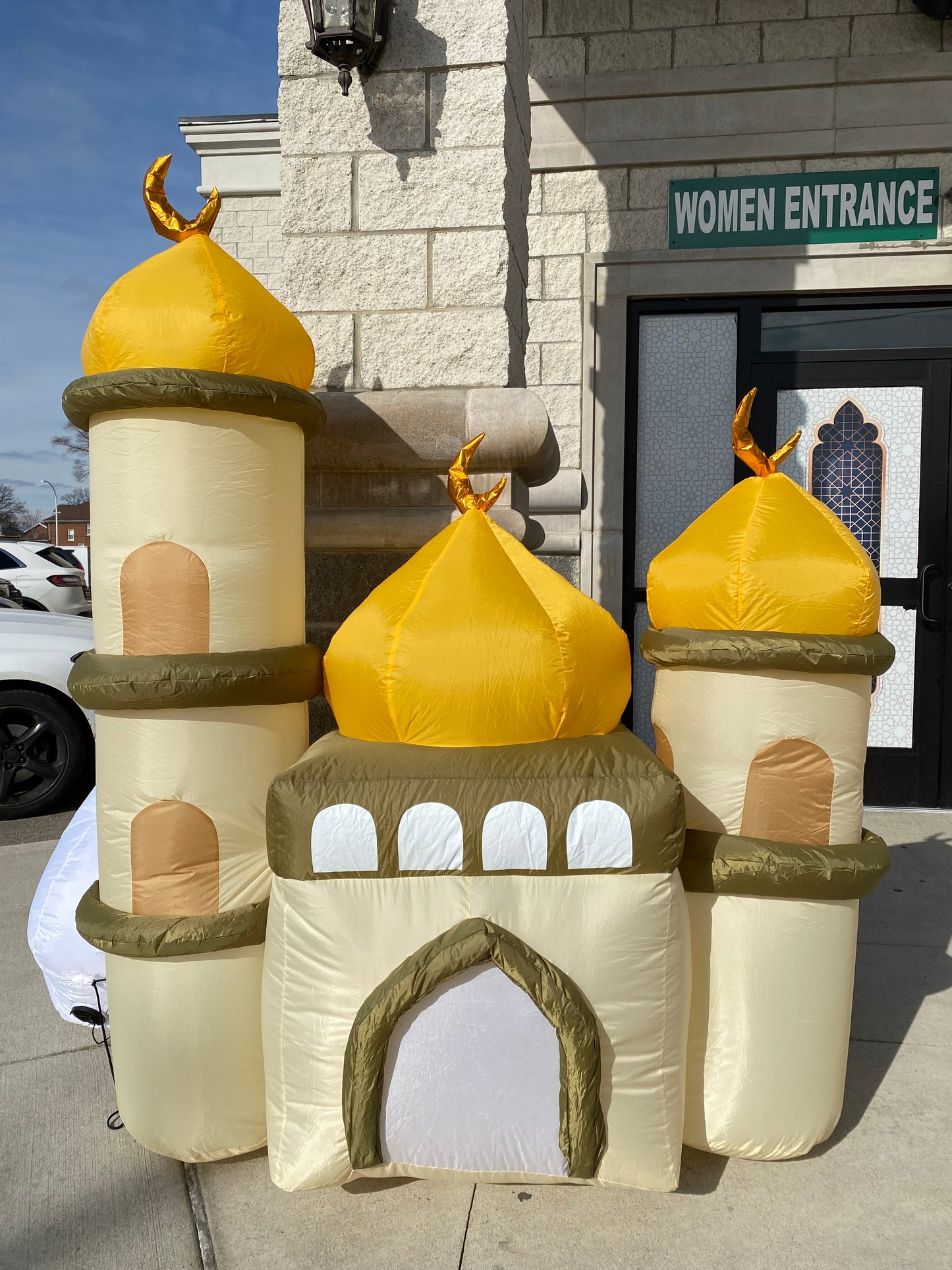 6FT Ramadan Inflatable - Yellow and Green Mosque