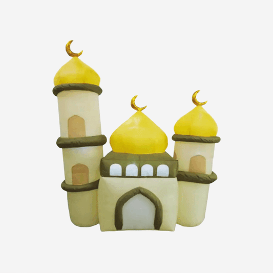 6FT Ramadan Inflatable - Yellow and Green Mosque
