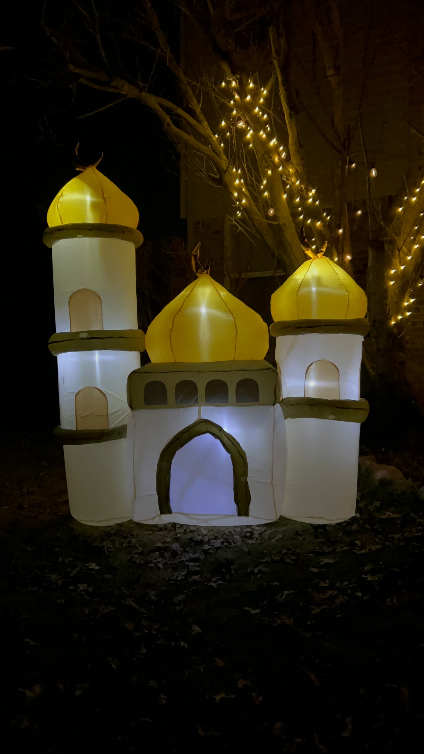 6FT Ramadan Inflatable - Yellow and Green Mosque