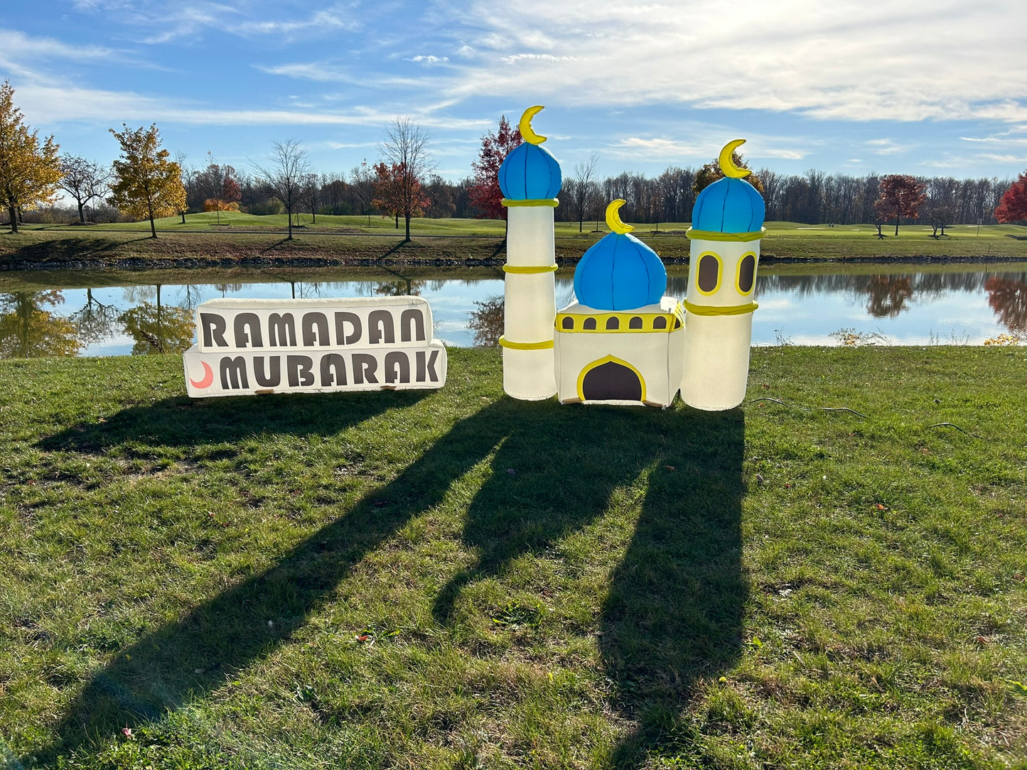 6FT Ramadan Inflatable - Just Ramadan Mubarak!